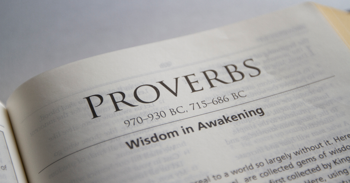 The Wisdom of Proverbs: Applying Biblical Principles to Everyday Life hero image